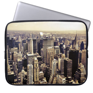 Skyscraper Skyline för Bevackra New York City Laptop Fodral