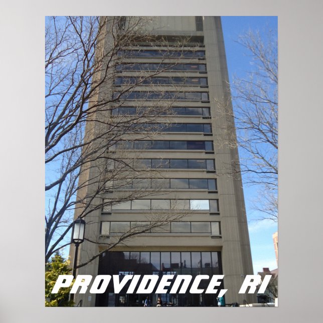Skyscraper, Thayer Street, Providence, RI Poster (Framsidan)