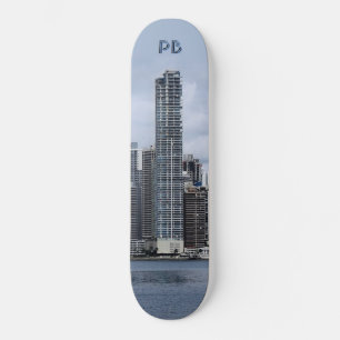 Skyscraper utan initialer mini skateboard bräda 18,5 cm