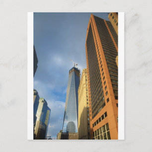 Skyscraperreflexioner av New York Vykort