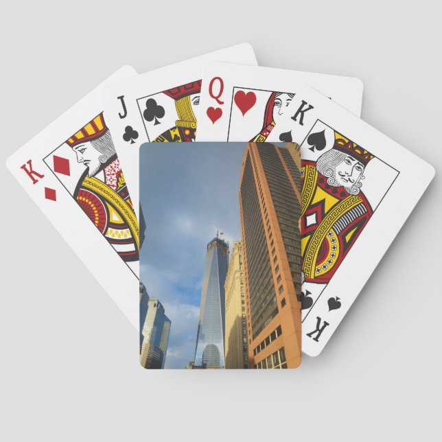 Skyskrapa Reflektioner av New York Casinokort (Baksidan)