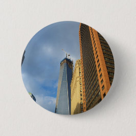 Skyskrapa Reflektioner av New York Knapp