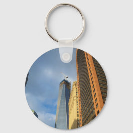 Skyskrapa Reflektioner av New York Nyckelring