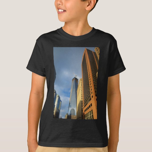 Skyskrapa Reflektioner av New York Tröja (Framsida)