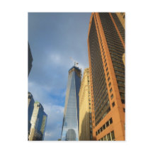 Skyskrapa Reflektioner av New York vykort