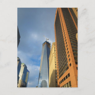 Skyskrapa Reflektioner av New York vykort
