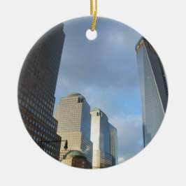 Skyskrapor i New York Julgransprydnad Keramik