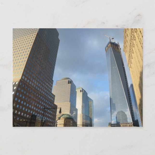 Skyskrapor i New York vykort (Framsida)