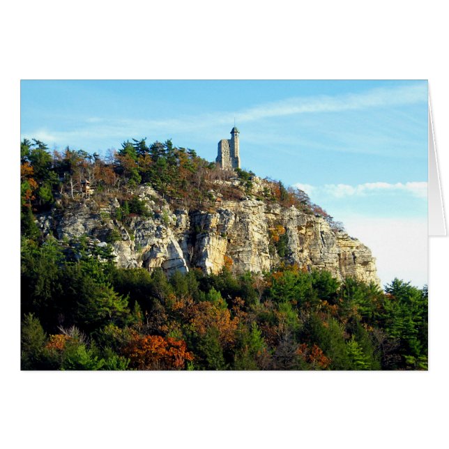 Skytop Torn i Fall Hälsningskort (Framsidan Horizontal)