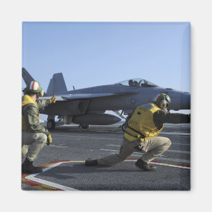 Skyttar ombord USSEN George HW Bush Magnet