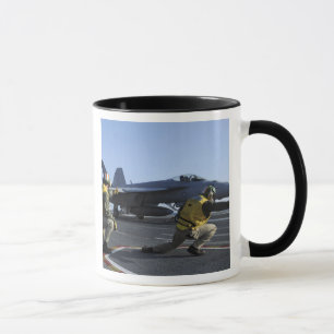 Skyttar ombord USSEN George HW Bush Mugg