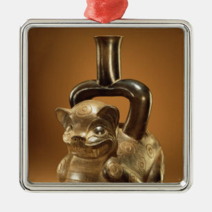 Skyttel med puman, Chavin kultur, c.90 BC Julgransprydnad Metall
