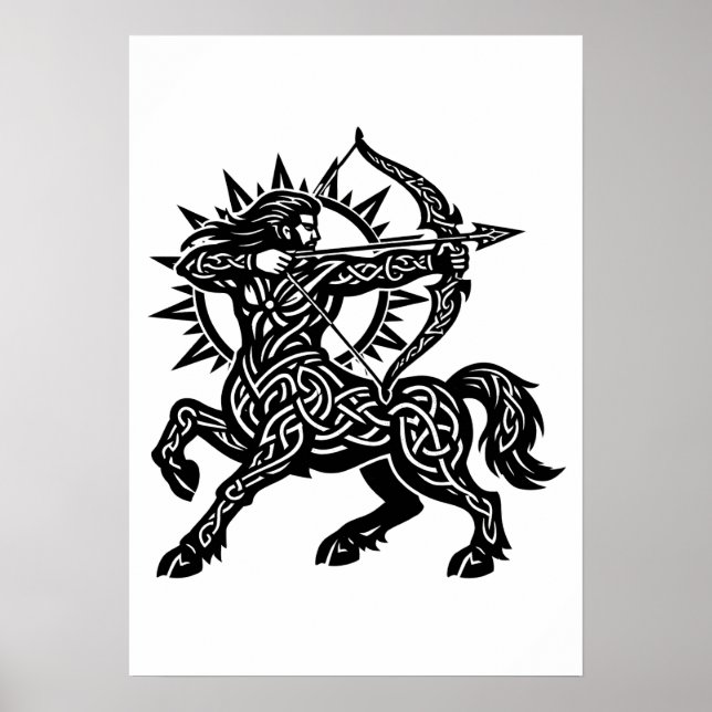 Skytten — Bågskytten av BurnsInHell Poster (Framsidan)