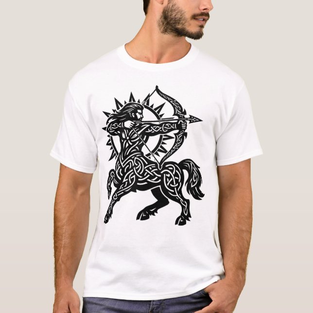 Skytten — Bågskytten av BurnsInHell T Shirt (Framsida)