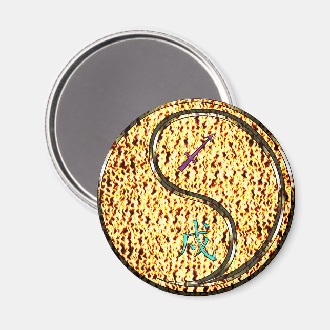 Skytten & Eldhund Magnet (Front/Back)