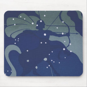 Skytten Konstellation Vintage Zodiak Astrologi Musmatta