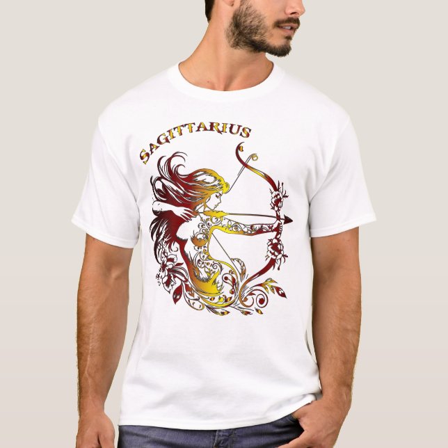 Skytten Män Skjorta T Shirt (Framsida)