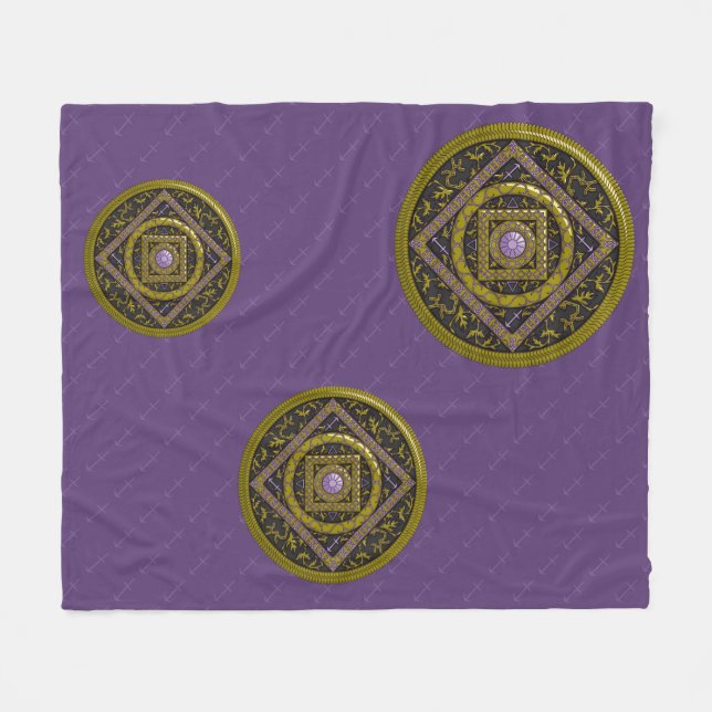 Skytten Mandala Flanellfilt Fleecefilt (Framsidan (Horisontell))