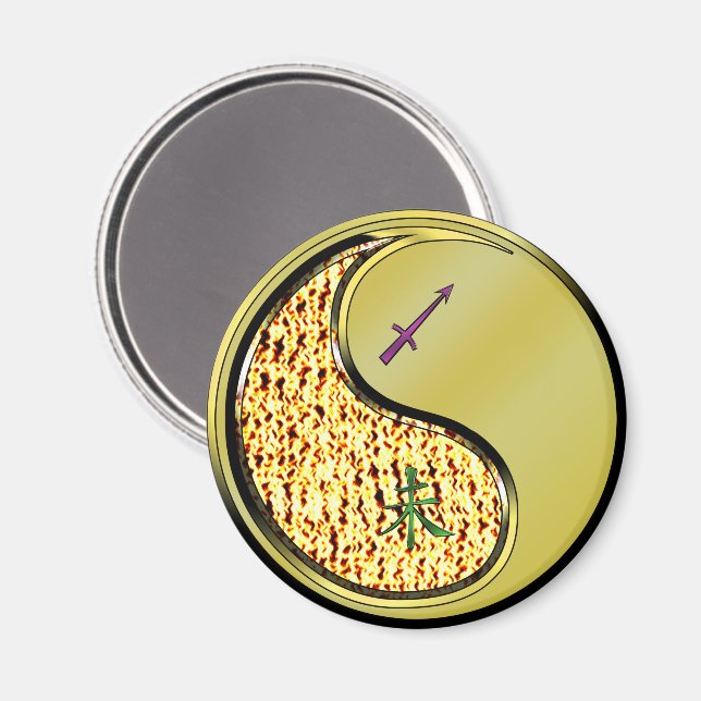 Skytten & Metallgeten Magnet (Front/Back)