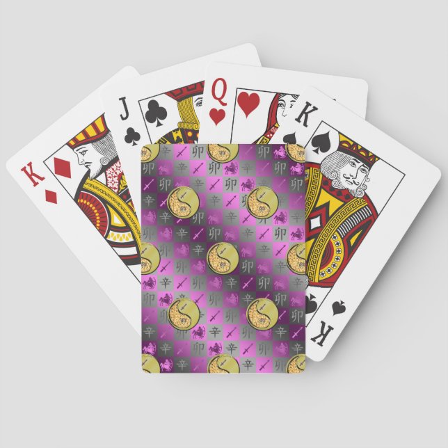 Skytten & Metallkanin Casinokort (Baksidan)