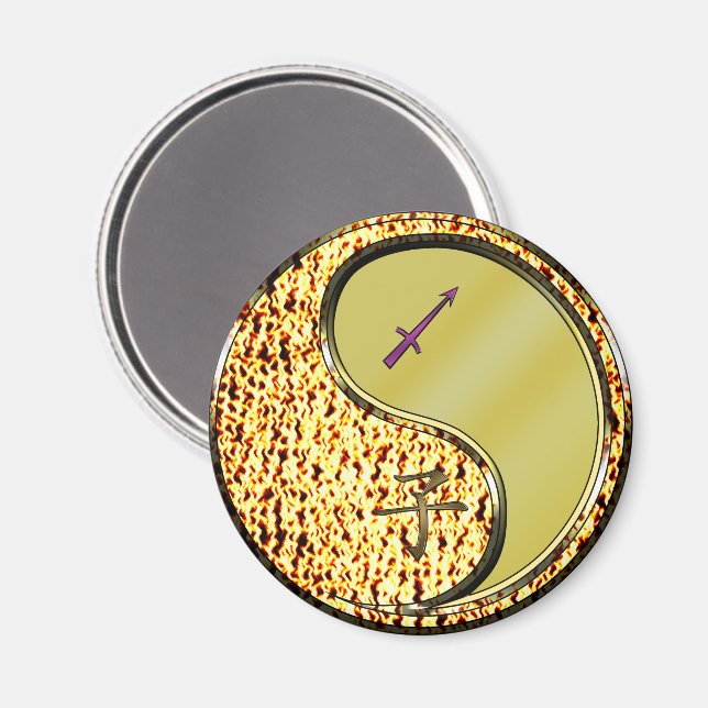 Skytten & Metallråtta Magnet (Front/Back)