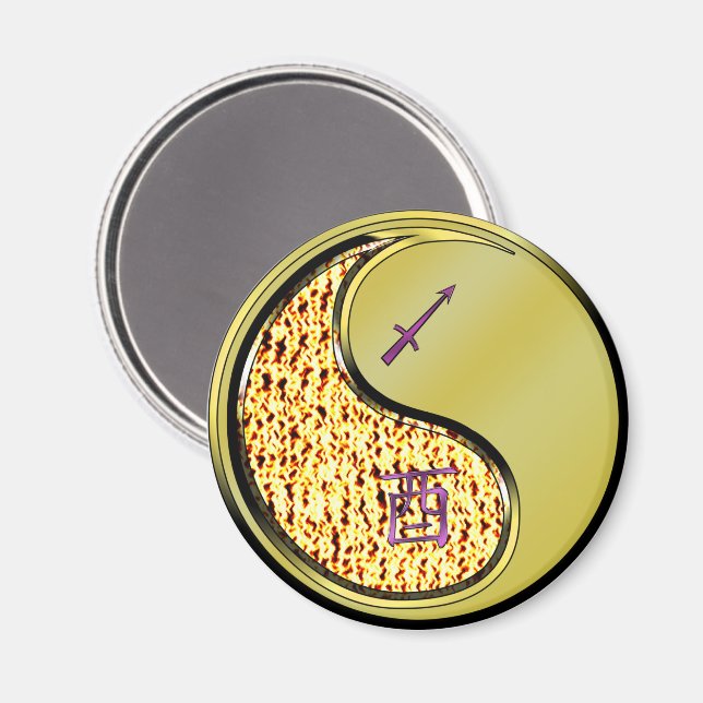 Skytten & Metalltupp Magnet (Front/Back)