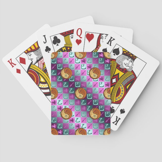 Skytten & Trä Orm Casinokort (Baksidan)