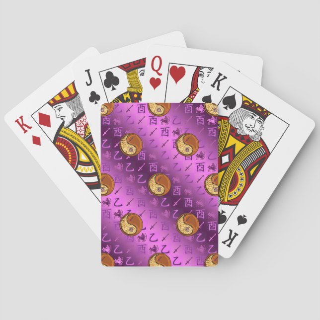 Skytten & Träkyckling Casinokort (Baksidan)