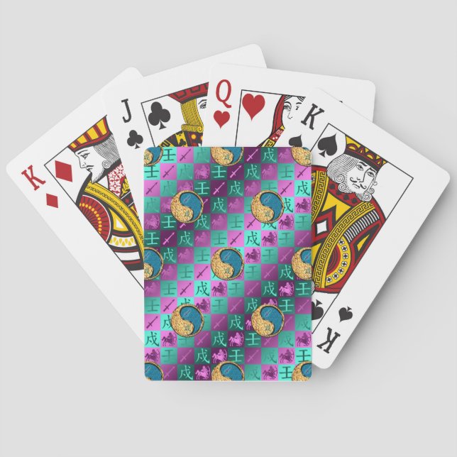 Skytten & Vattenhund Casinokort (Baksidan)