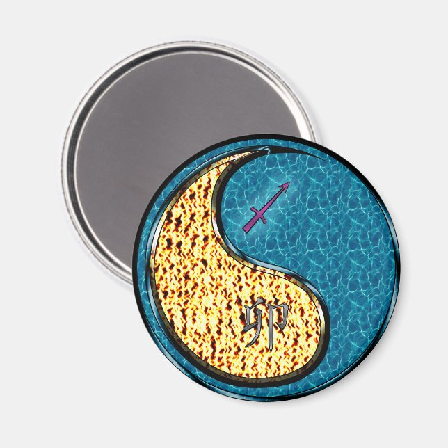 Skytten & Vattenkanin Magnet (Front/Back)