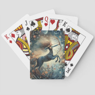 Skytten Zodiak Astrologi Mystisk Födelsedag Casinokort
