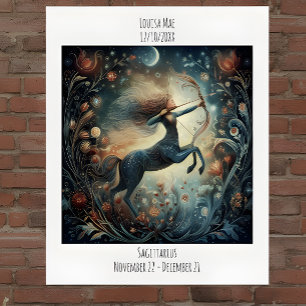 Skytten Zodiak Astrologi Namn & Födelsedag Poster