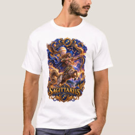 Skytten Zodiak Celestial Bågskytt – Lyxig Astro T Shirt