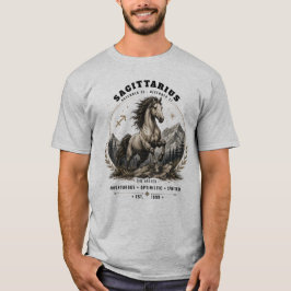 Skytten Zodiak Hästen Herr T-Shirt