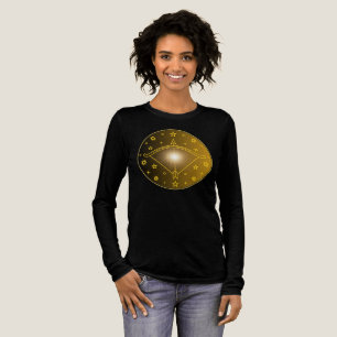 Skytten Zodiakemblem Minimalt Celest Symbol T Shirt
