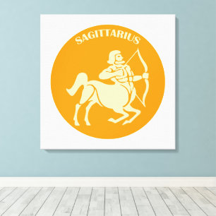 Skytten, Zodiakens tecken, Horoskop, Astrologi Canvastryck