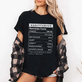Skytten Zodiakstecken Astrologi Näringsfakta T Shirt