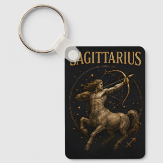 Skyttens bågskytt Zodiak Celestial Astrologi Symbo Nyckelring