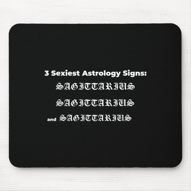 Skyttens födelsedagscitat _skyttens astrologi musmatta (Framsidan)