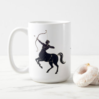Skyttens stjärnbild Linjekonst – Kosmiska Zodiaken Kaffemugg