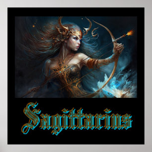 Skyttens stjärntecken poster