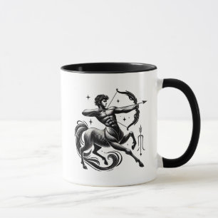 Skyttens Zodiak Bågskytt Astrologi Present Mugg