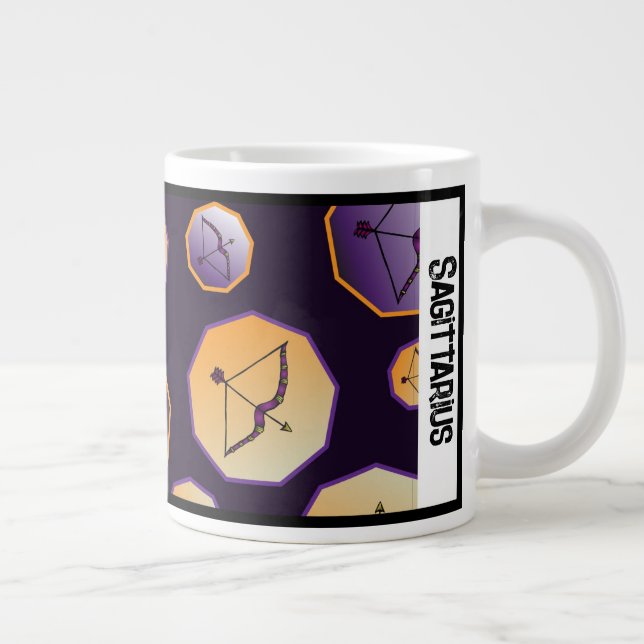 Skyttens Zodiak-specialmugg Jumbo Mugg (Höger)