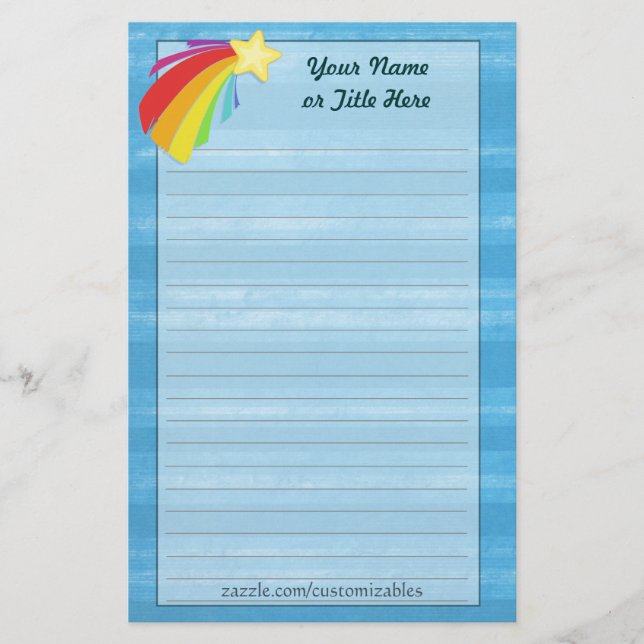 Skyttestjärnabrevpapper Brevpapper (Framsida)