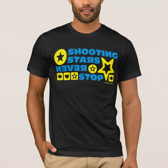 SKYTTESTJÄRNOR STOPPAR ALDRIG TEE SHIRT (Framsida)