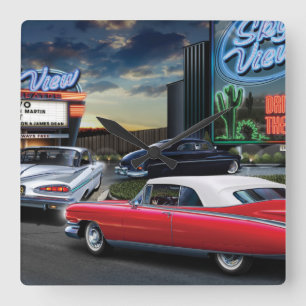 Skyview drev in fyrkantig klocka