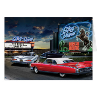 Skyview Drive In Hälsningskort