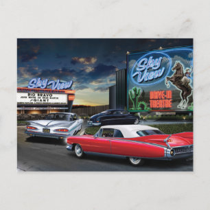 Skyview Drive In Vykort