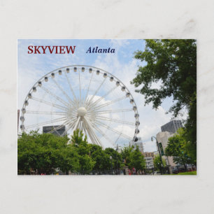 Skyview Ferris Wheel Atlanta, Georgia Vykort