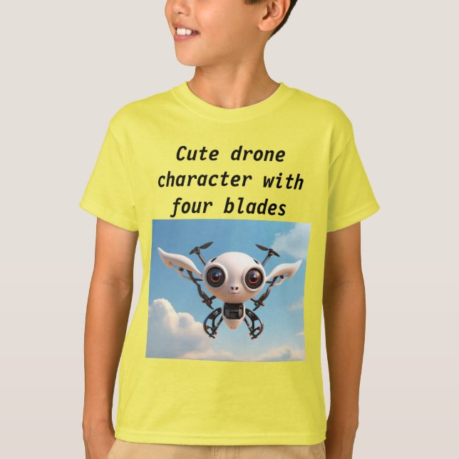 Skyward Drone: Adsible Flight T Shirt (Framsida)
